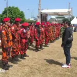 Apel besar pasukan dan pengukuhan Aliansi Wargo Hutomo berlangsung di Alun-Alun Banjarnegara, Jawa Tengah.